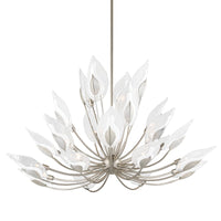 Hudson Valley - 4856-SL - 28 Light Chandelier - Blossom - Silver Leaf