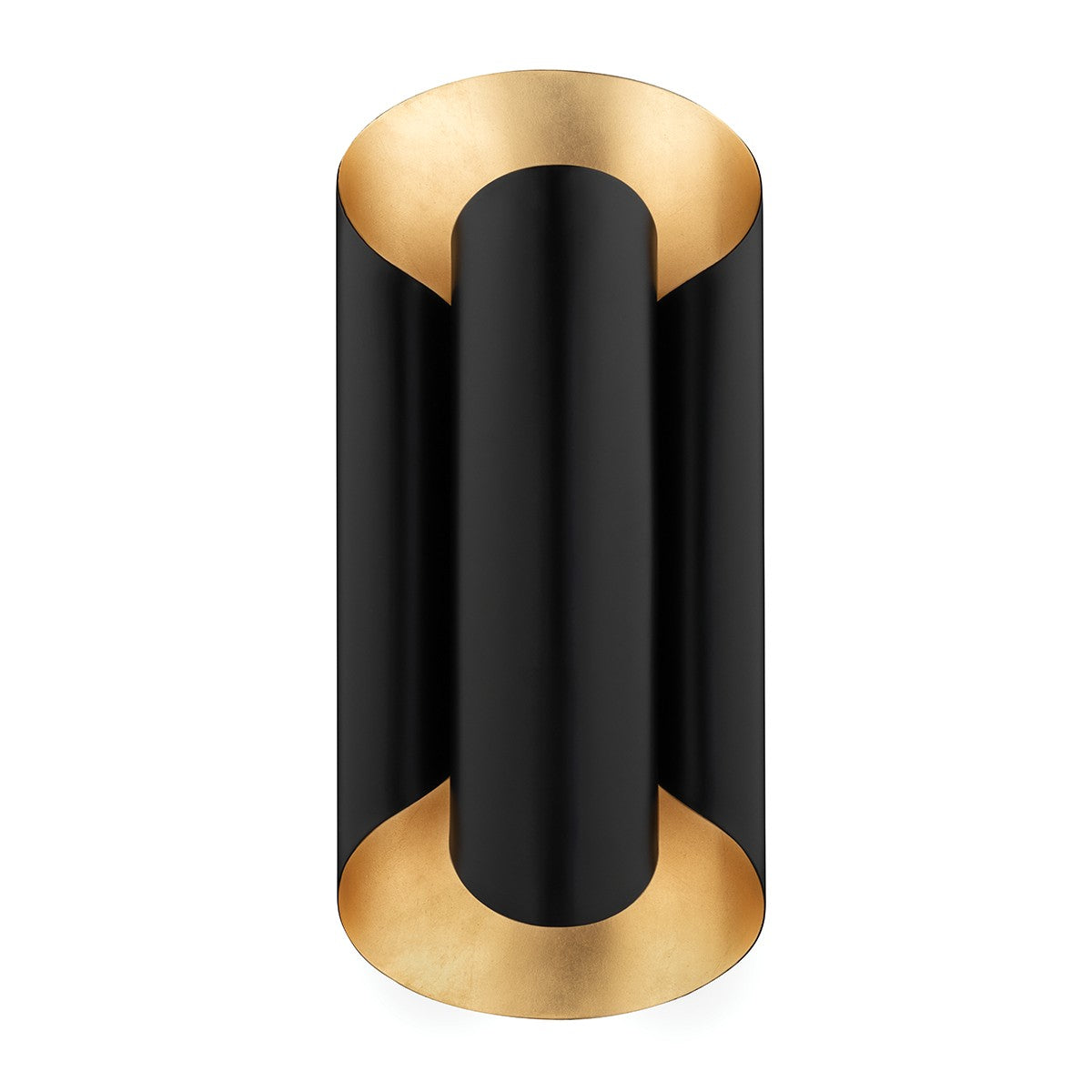 Hudson Valley - 8500-GL/BK - Two Light Wall Sconce - Banks - Gold Leaf/Black