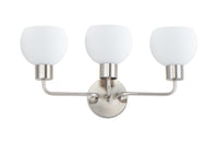 Maxim - 11273SWSN - Three Light Bath Vanity - Coraline - Satin Nickel