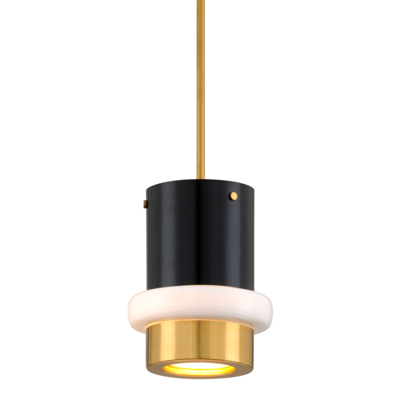 Corbett Lighting - 299-41 - One Light Pendant - Beckenham - Vintage Polished Brass/Black Brass