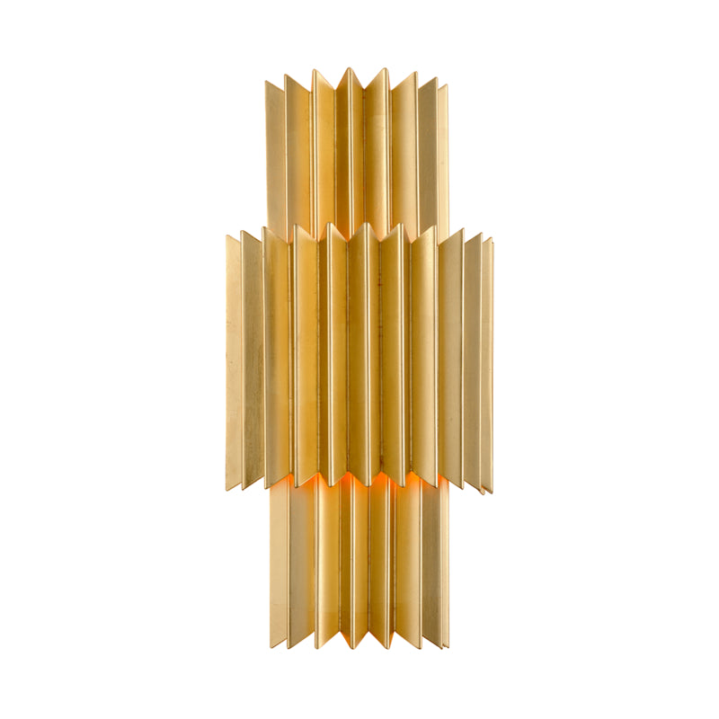 Corbett Lighting - 311-13 - Two Light Wall Sconce - Moxy - Gold Leaf