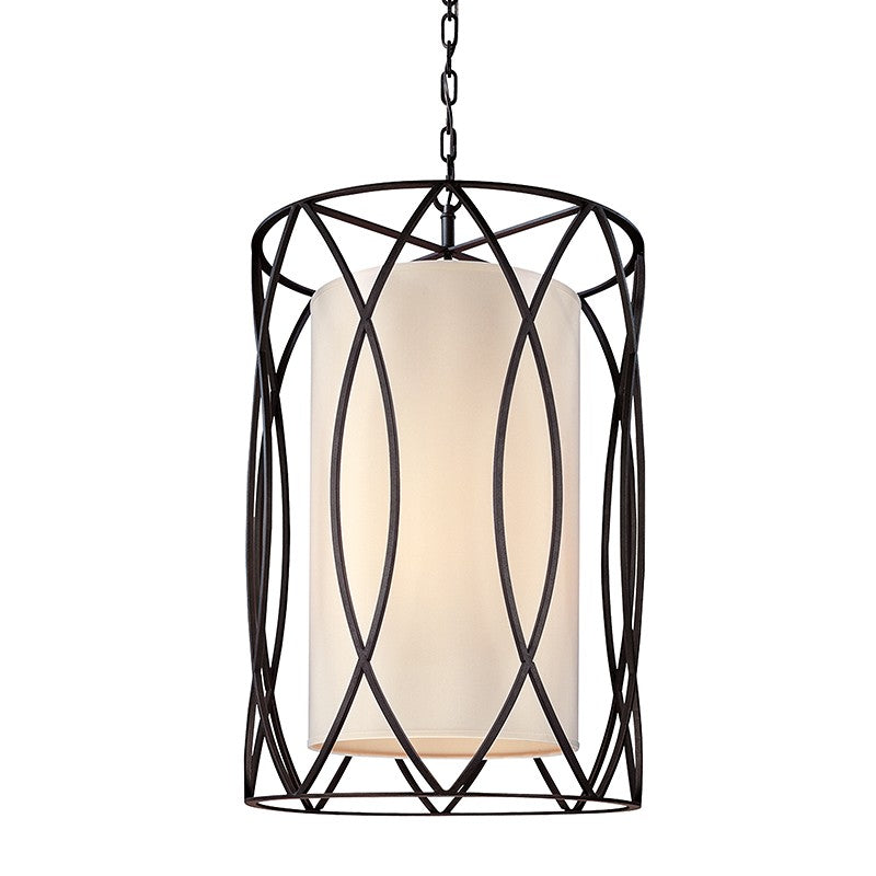 Troy Lighting - F1284-TRN - Four Light Pendant - Sausalito - Textured Iron