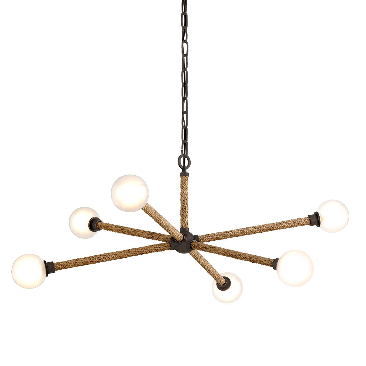 Troy Lighting - F7256-BRZ - Six Light Chandelier - Nomad - Bronze