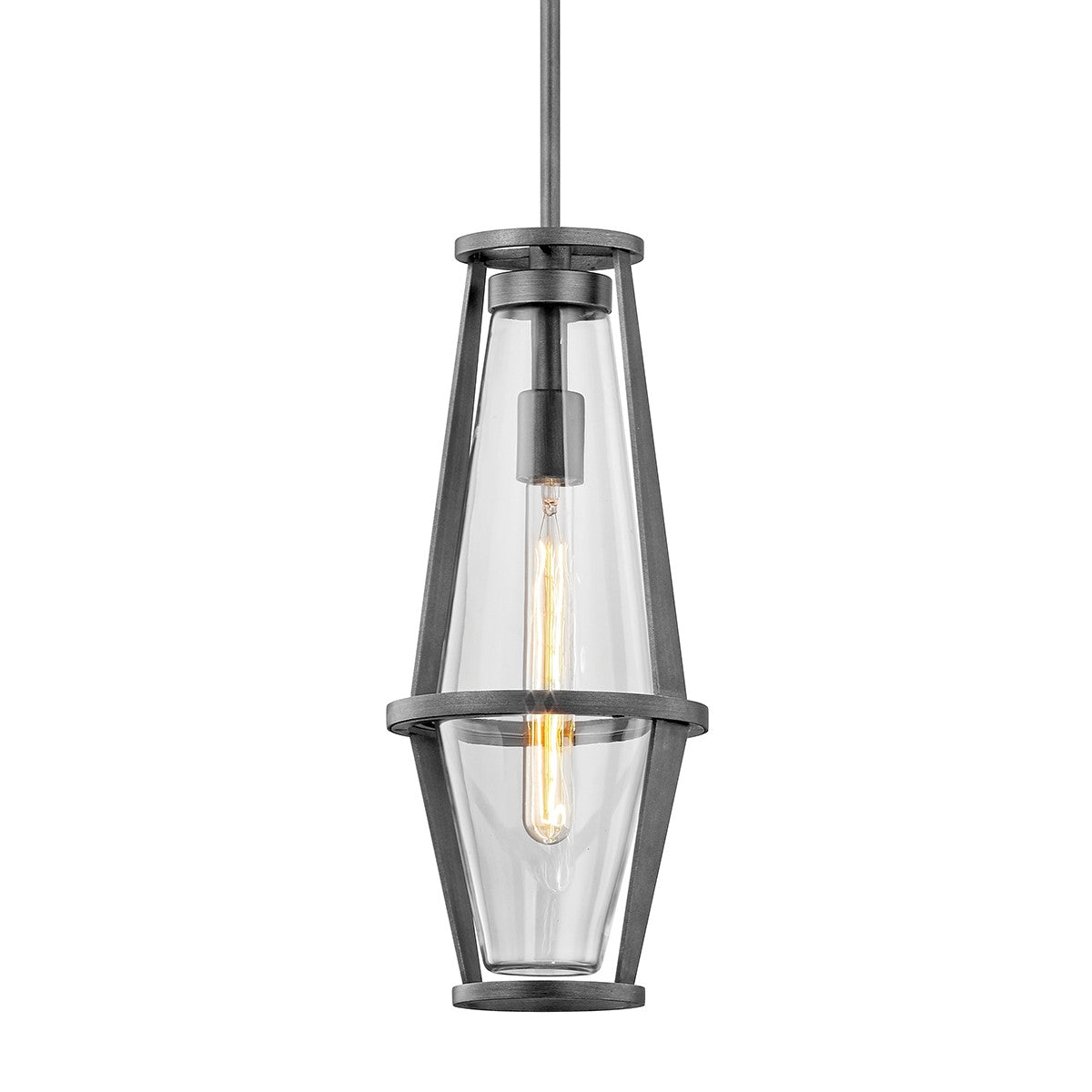 Troy Lighting - F7617-GRA - One Light Pendant - Prospect - Graphite