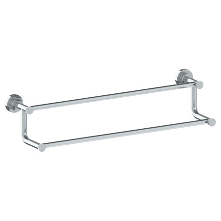 Wall Mounted Double Towel Bar, 24"