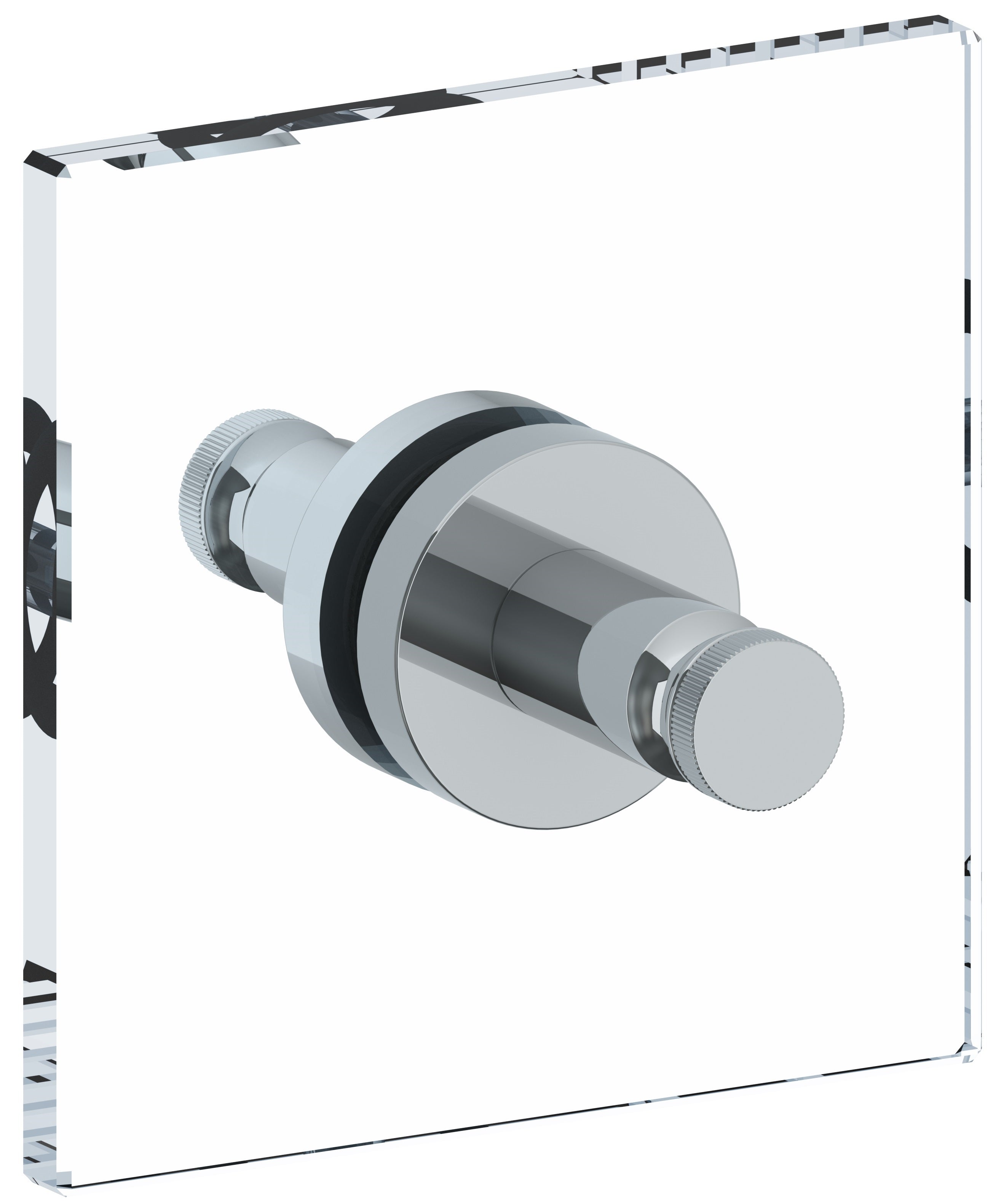 Double Shower Door Knob/ Glass Mount Hook