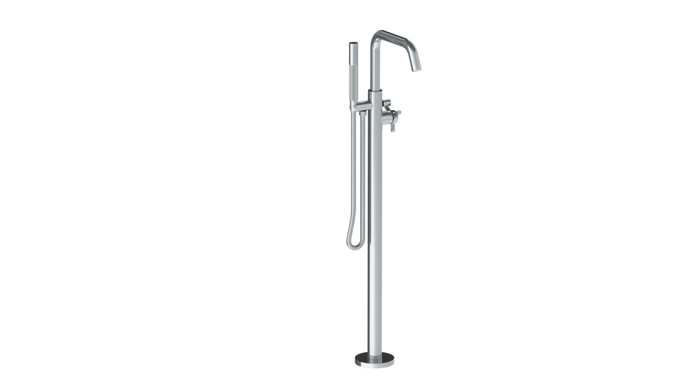 Single Hole Floor Standing Bath Set With Hand Shower