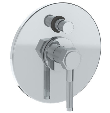 Wall Mounted Pressure Balance Shower Trim With Diverter, 7" Dia.