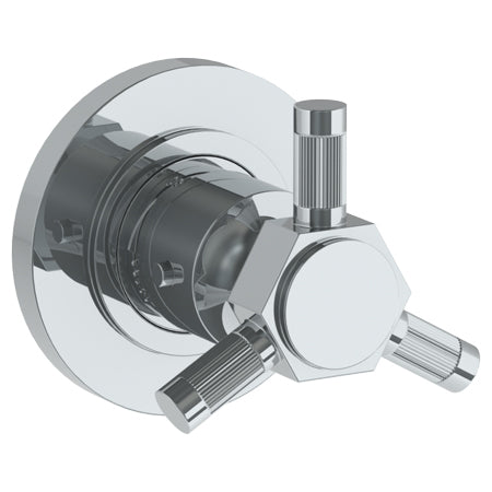 Wall Mounted Mini Thermostatic Shower Trim, 3 1/2" Dia.