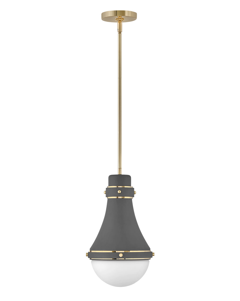 Hinkley - 39057DMG - LED Pendant - Oliver - Dark Matte Grey