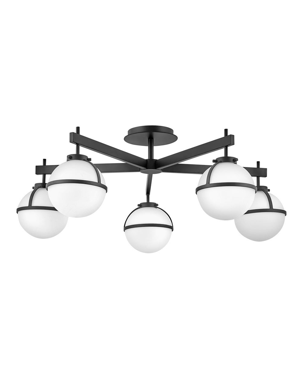 Hinkley - 39674BK - LED Semi-Flush Mount - Hollis - Black