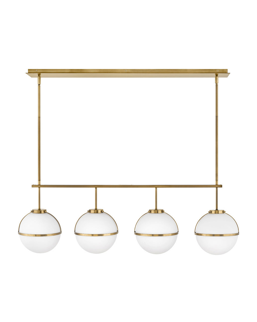 Hinkley - 39675HB - LED Linear Chandelier - Hollis - Heritage Brass