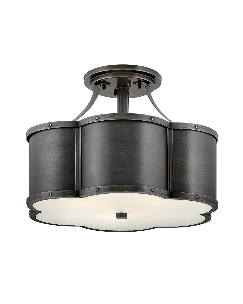 Hinkley - 4444BLB - LED Semi-Flush Mount - Chance - Blackened Brass