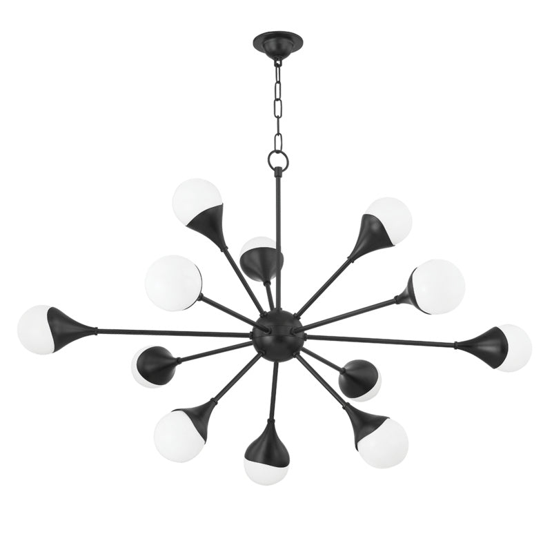 Mitzi - H375812-SBK - LED Chandelier - Ariana - Soft Black