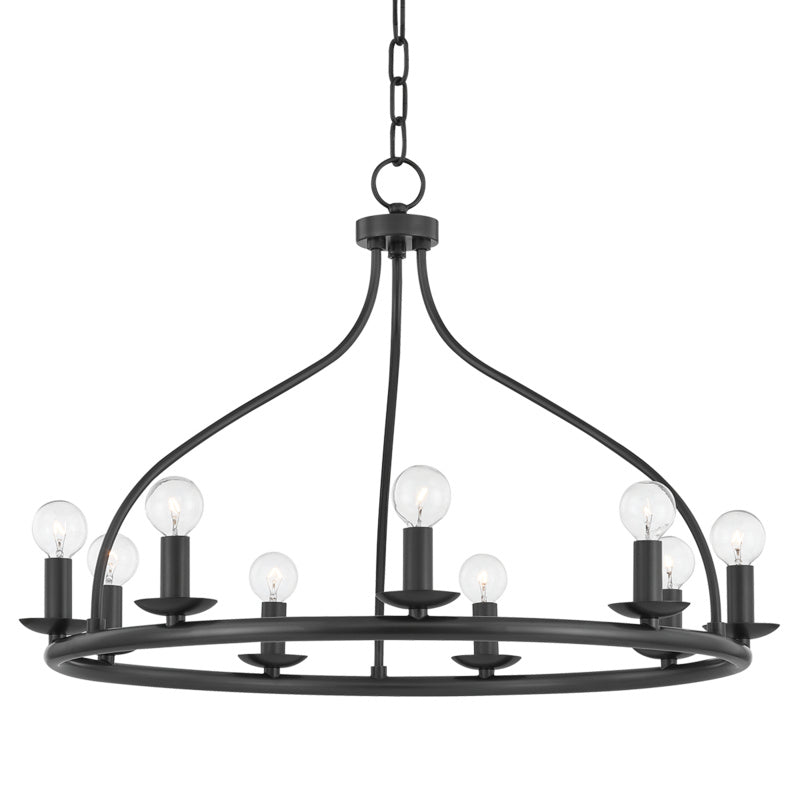 Mitzi - H511809-OB - Nine Light Chandelier - Kendra - Old Bronze