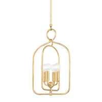 Mitzi - H512701S-GL - Four Light Pendant - Mallory - Gold Leaf