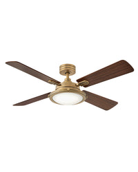 Hinkley - 903254FHB-LID - 54"Ceiling Fan - Collier - Heritage Brass