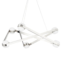 Hudson Valley - 2738-PN - LED Chandelier - Orbit - Polished Nickel