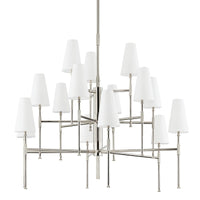 Hudson Valley - 3748-PN - 15 Light Chandelier - Bowery - Polished Nickel