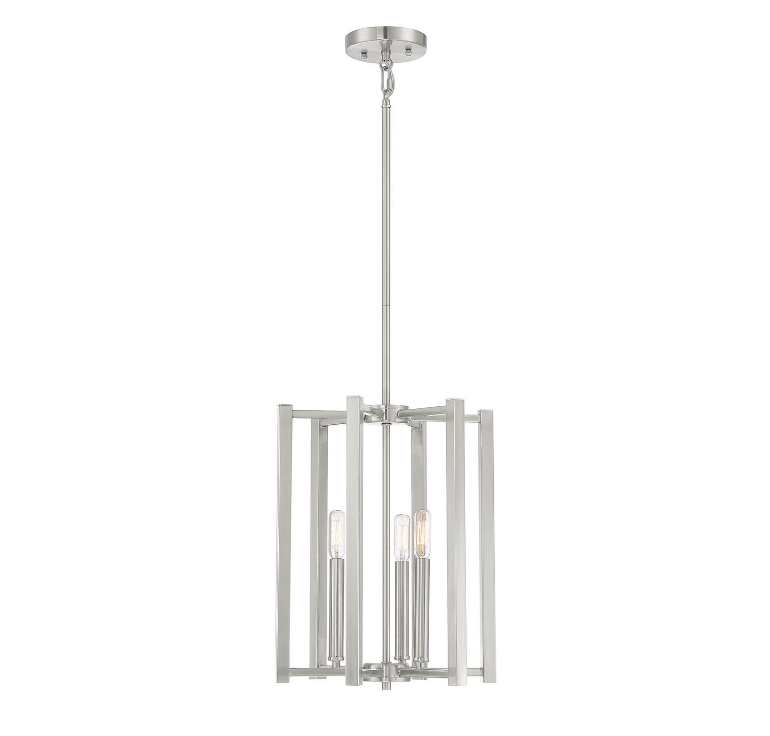 Savoy House - 3-7700-3-SN - Three Light Pendant - Benson - Satin Nickel