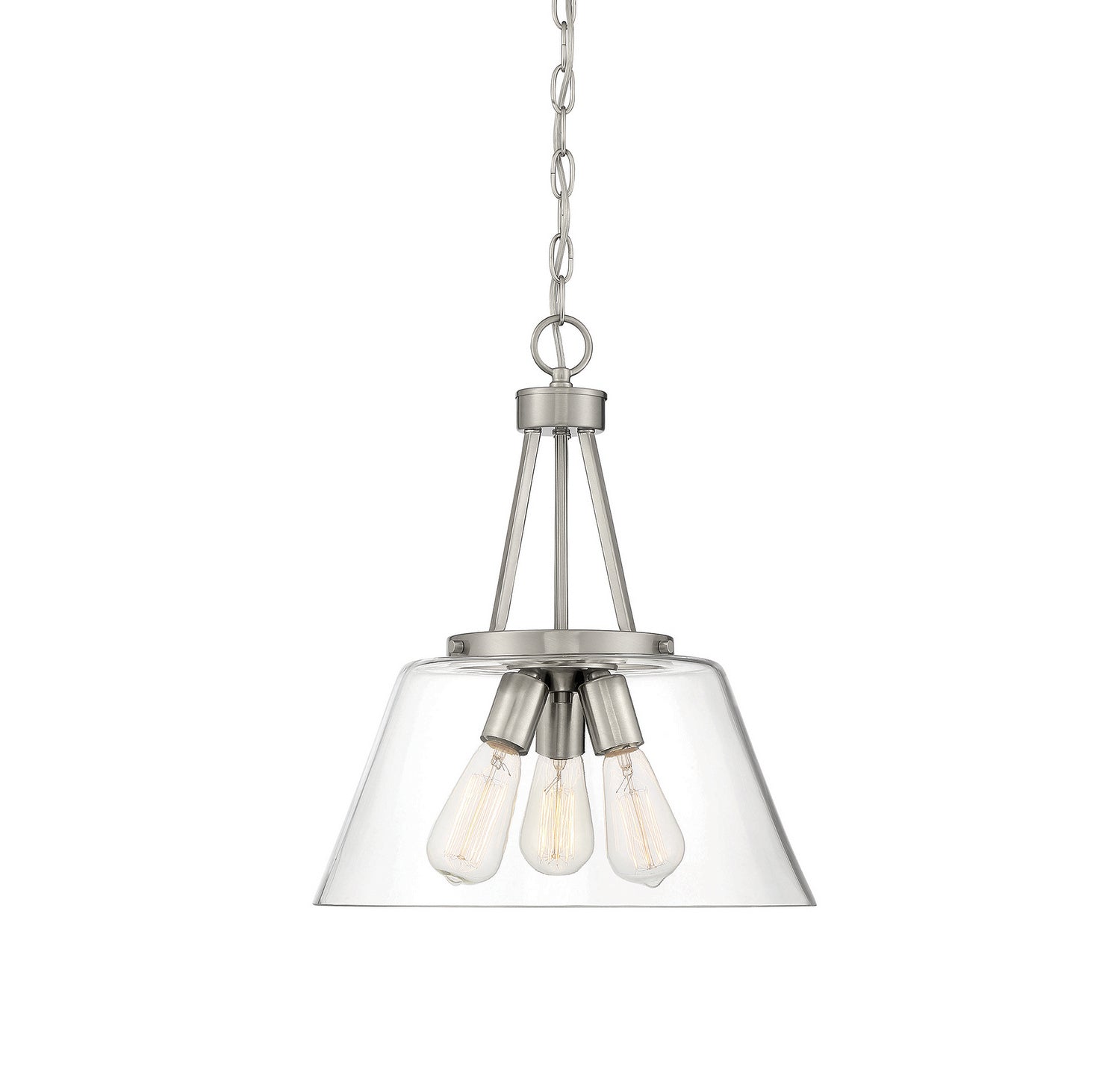 Savoy House - 7-1025-3-SN - Three Light Pendant - Calhoun - Satin Nickel