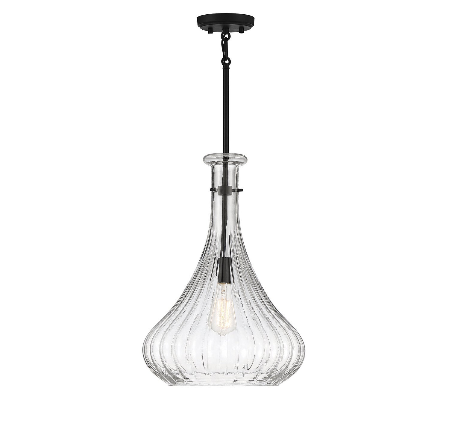 Savoy House - 7-2265-1-89 - One Light Pendant - Bristo - Matte Black