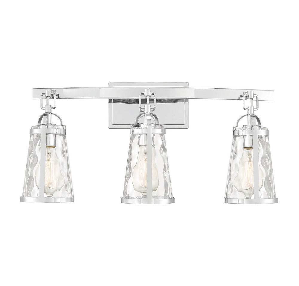 Savoy House - 8-560-3-11 - Three Light Bath Bar - Albany - Polished Chrome