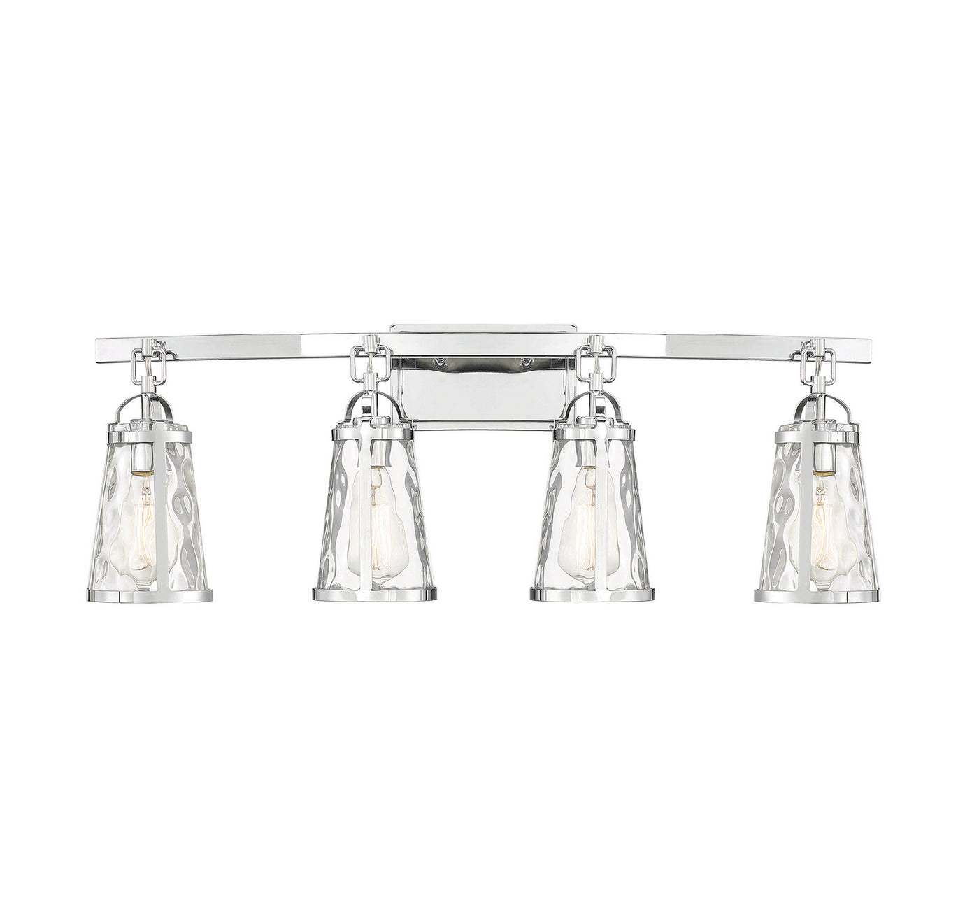 Savoy House - 8-560-4-11 - Four Light Bath Bar - Albany - Polished Chrome