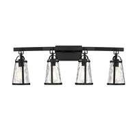 Savoy House - 8-560-4-BK - Four Light Bath Bar - Albany - Black