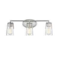 Savoy House - 8-7045-3-SN - Three Light Bath Bar - Sacremento - Satin Nickel