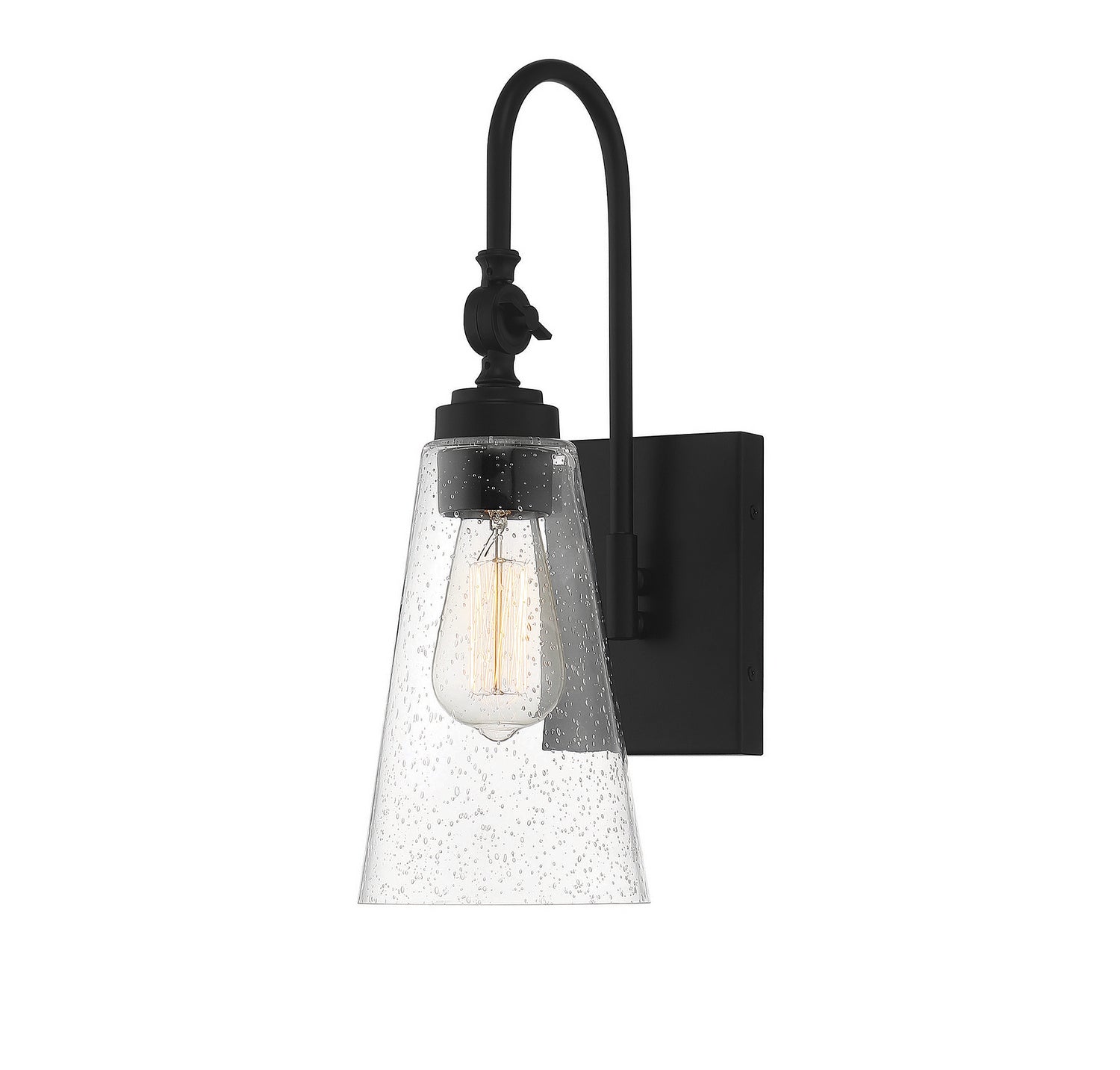 Savoy House - 9-108-1-89 - One Light Wall Sconce - York - Matte Black