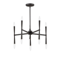 Maxim - 24625BK - Ten Light Chandelier - Rome - Black