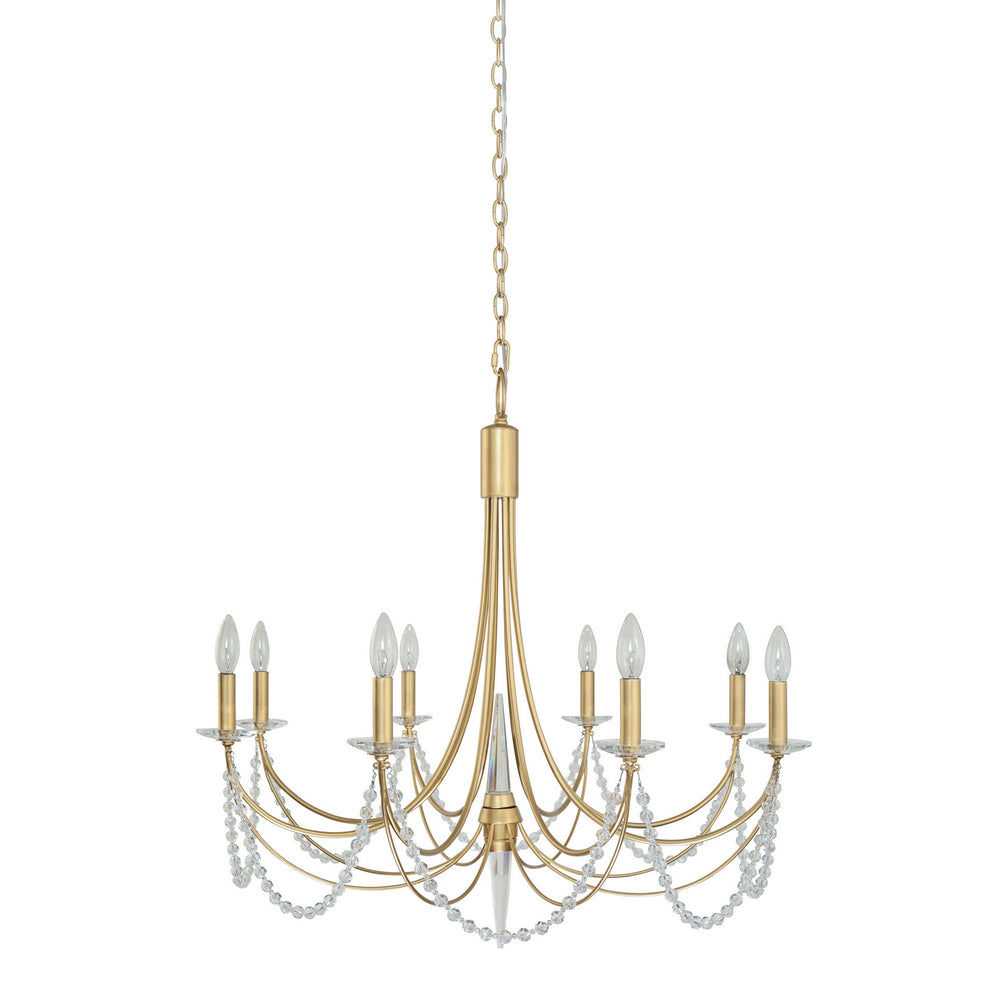 Varaluz - 350C08FG - Eight Light Chandelier - Brentwood - French Gold