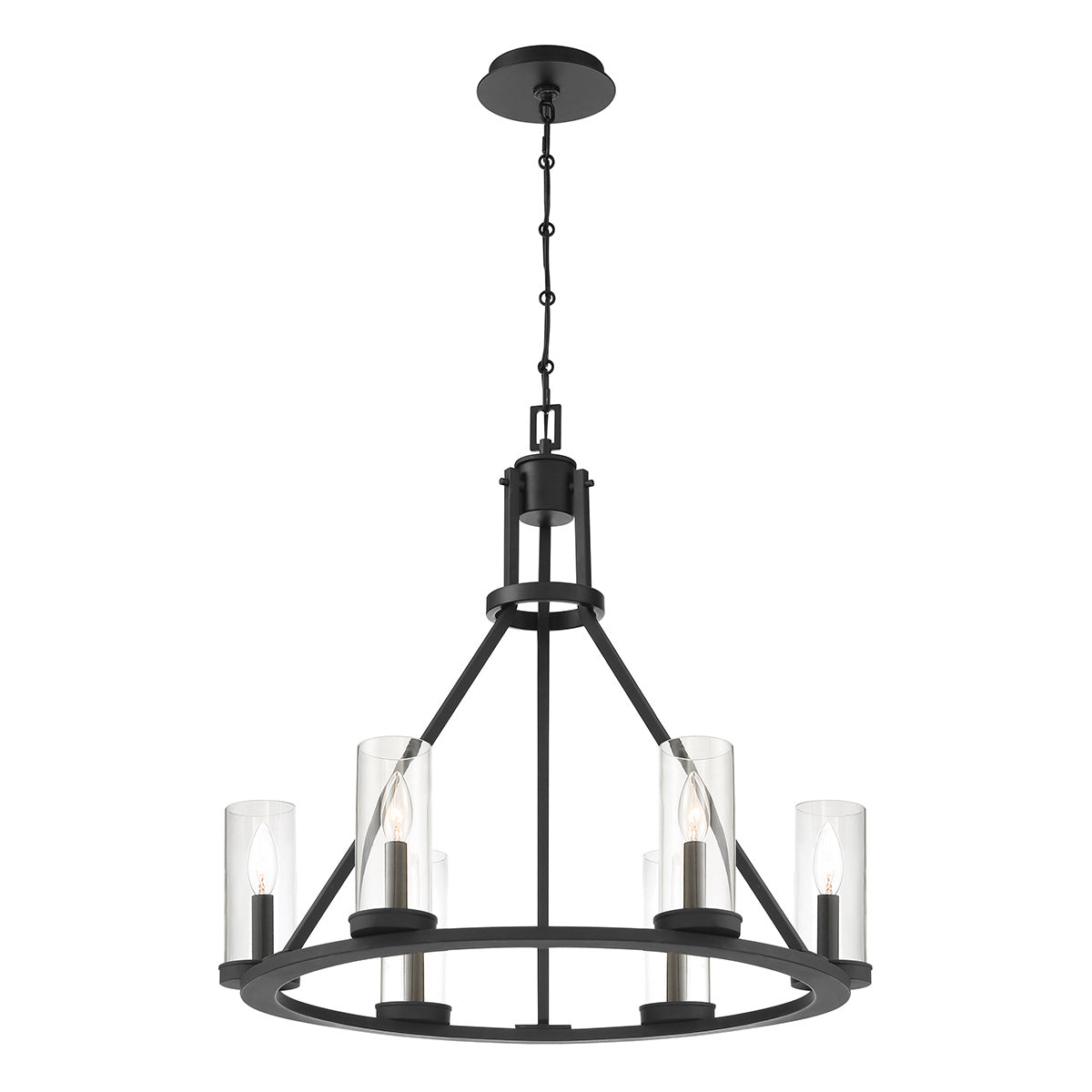 Eurofase - 38220-012 - Six Light Chandelier - Nerito - Matte Black