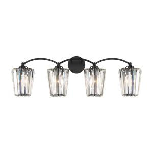 Eurofase - 39331-038 - Four Light Bathbar - Natalia - Black