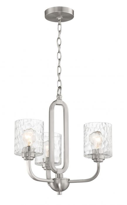 Craftmade - 54223 - Collins Three Light Chandelier in Mulltiple Finishes - Collins