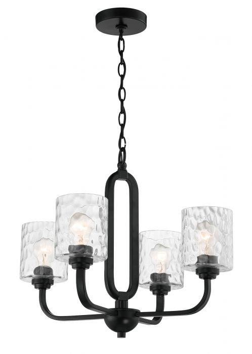 Craftmade - 54224 - Collins Four Light Chandelier in Mulltiple Finishes - Collins