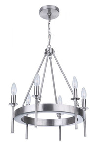 Craftmade - 54326 - Larrson Six Light Chandelier in Mulltiple Finishes - Larrson