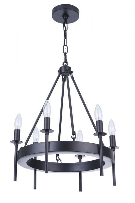 Craftmade - 54326 - Larrson Six Light Chandelier in Mulltiple Finishes - Larrson