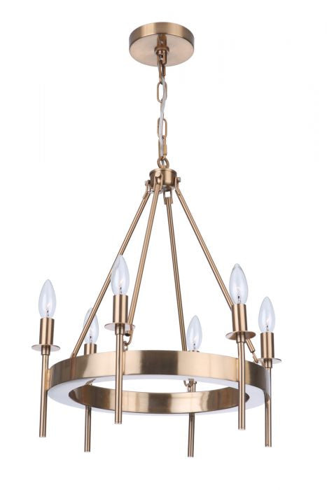 Craftmade - 54326 - Larrson Six Light Chandelier in Mulltiple Finishes - Larrson