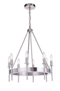 Craftmade - 54328 - Larrson Eight Light Chandelier in Mulltiple Finishes - Larrson