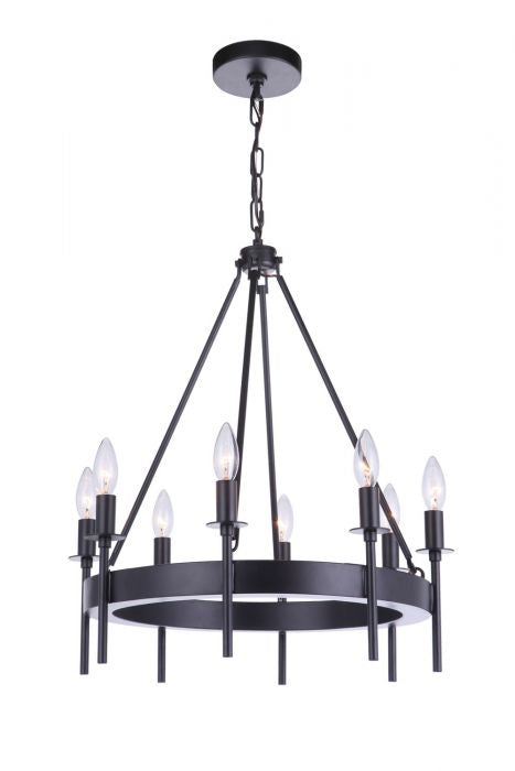 Craftmade - 54328 - Larrson Eight Light Chandelier in Mulltiple Finishes - Larrson