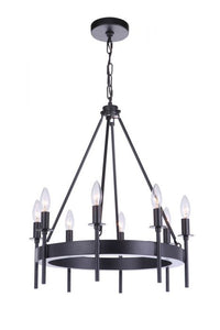 Craftmade - 54328 - Larrson Eight Light Chandelier in Mulltiple Finishes - Larrson