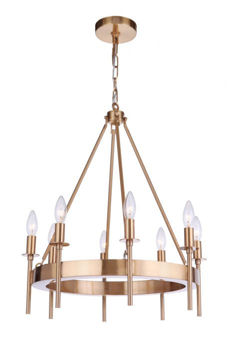 Craftmade - 54328 - Larrson Eight Light Chandelier in Mulltiple Finishes - Larrson