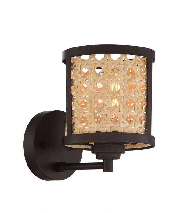 Craftmade - 54561-ABZ - Malaya One Light Wall Sconce in Aged Bronze Brushed Finish - Malaya