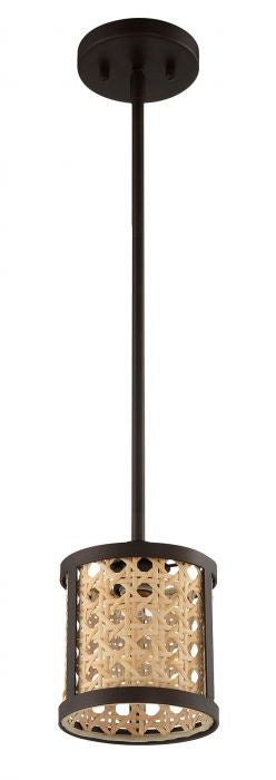 Craftmade - 54591-ABZ - Malaya One Light Mini Pendant in Aged Bronze Brushed Finish - Malaya