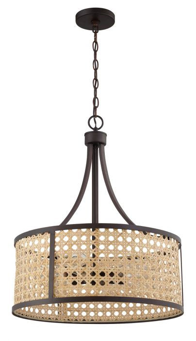 Craftmade - 54596-ABZ - Malaya Six Light Pendant in Aged Bronze Brushed Finish - Malaya