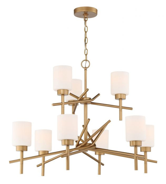 Craftmade - 54629 - Cadence Nine Light Chandelier in Mulltiple Finishes - Cadence