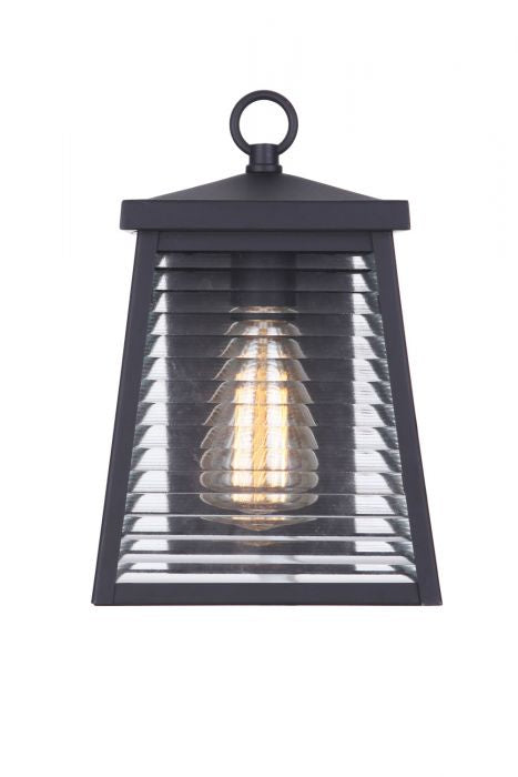 Craftmade - ZA4104-MN - Armstrong One Light Outdoor Wall Mount in Midnight Finish - Armstrong