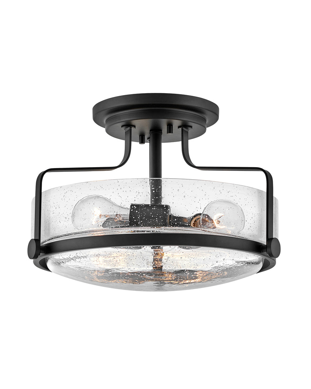 Hinkley - 3641BK-CS - LED Semi-Flush Mount - Harper - Black